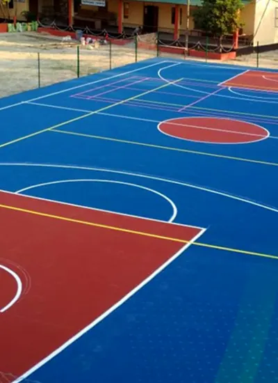 Basketball Acrylic Synthetic Flooring